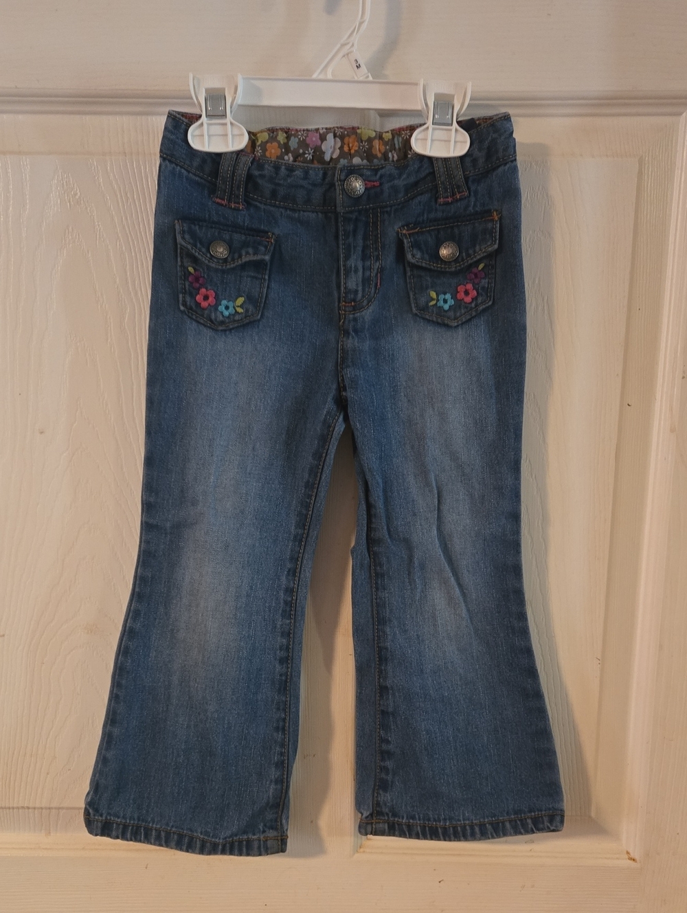 Carter's Jeans with Floral Pocket Embroidery